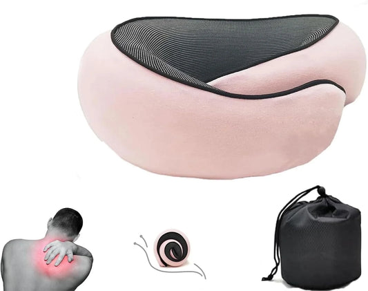 2024 New Neck Pillow, Travel Neck Pillow, Aircraft Memory Foam Travel Neck Pillow (Pink)